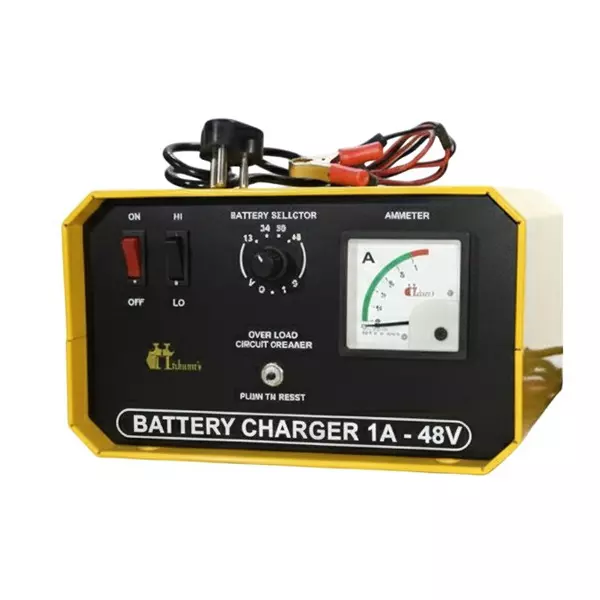 HUKUMS Two Wheeler Battery Charger AC 230 V Input Voltage 1 A Output Current, C1/48