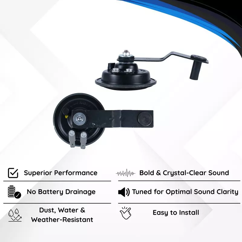Varroc Horn 72 mm 12 V Bold & Crystal-Clear Sound Sealed Design, K353905000