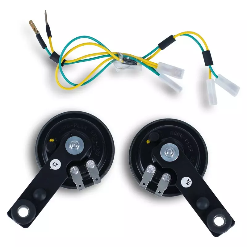 Varroc Horn Set 70 mm Dual Tone (PLSR N M Heavy Duty) 12 V Bold & Crystal-Clear Sound Sealed Design, K353096100