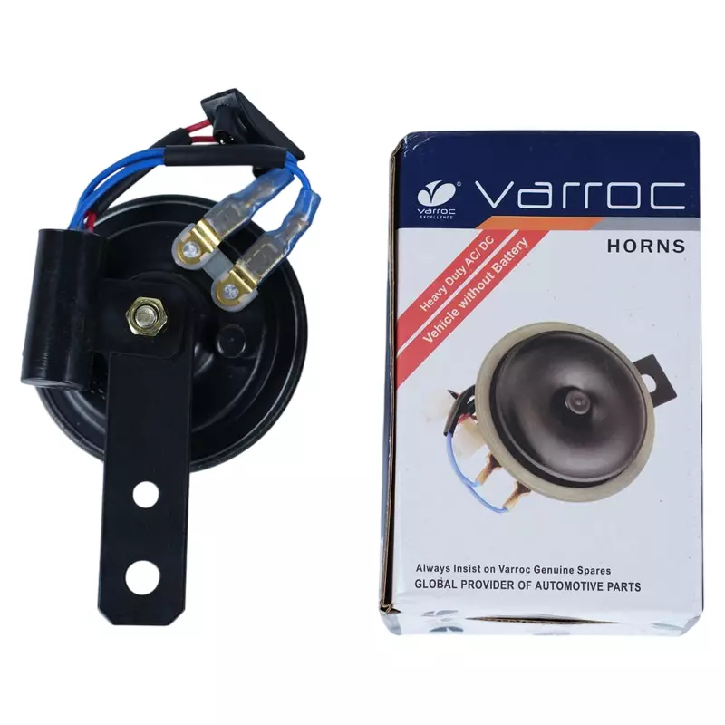 Varroc Horn 75 mm Bold & Crystal-Clear Sound Sealed Design AC/DC Compatible, K353142400