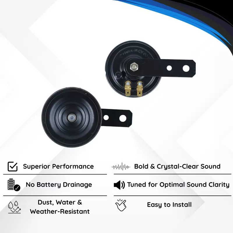 Varroc Horn 72 mm 12 V Bold & Crystal-Clear Sound Sealed Universal Design, K353933200