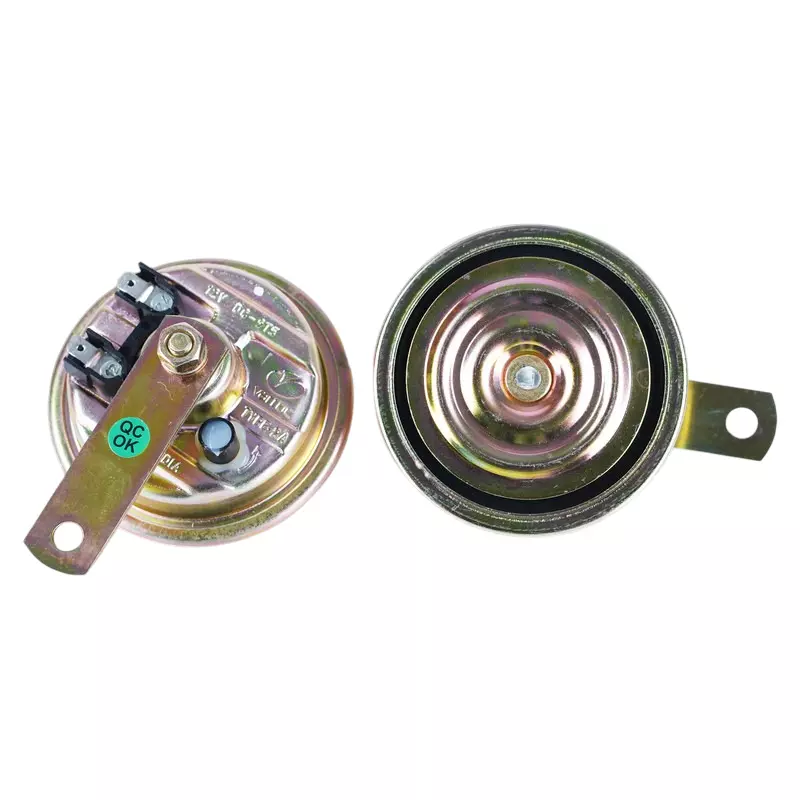 Varroc Horn Set 95 mm Dual Tone (Yellow K95) 12 V Bold & Crystal-Clear Sound Sealed Design, K353161700