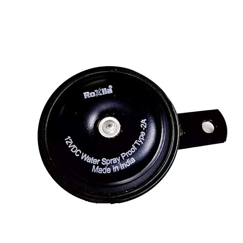 Roxila Bike Horn Black 12 V Metal & Plastic for ATV, Motorcycle, Scooter Use (Pack of 5)