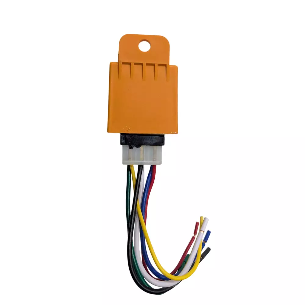 Uno Minda Dual Headlight Relay - with Wire - 24V/15A (TD-2004)