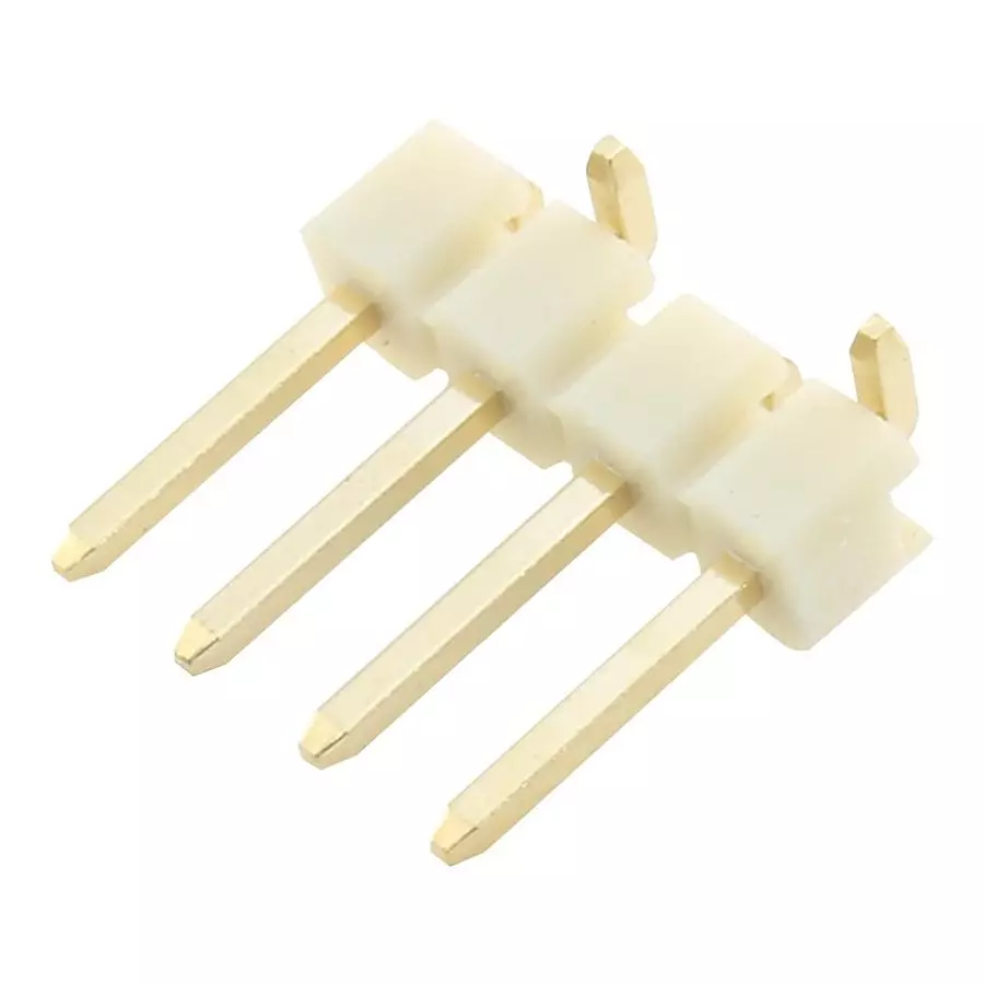 MULTICOMP PRO Pin Headers CONNECTOR, HEADER, 4POS, 1ROW, 2.54MM, 2211SM-04G-B1-TB (Pack of 10)