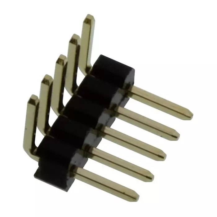 MULTICOMP PRO Pin Headers CONNECTOR, HEADER, 5POS, 1ROW,, 1.27MM, MC-HRT1-S05-G (Pack of 5)