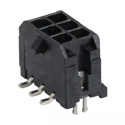 MOLEX Pin Headers CONNECTOR, HEADER, 6POS, 2ROW, 3MM 43045-0615