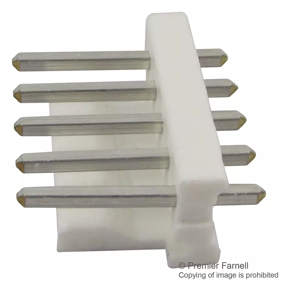AMP - TE CONNECTIVITY WIRE-BOARD CONNECTOR HEADER 5 POSITION, 3.96MM, 640445-5