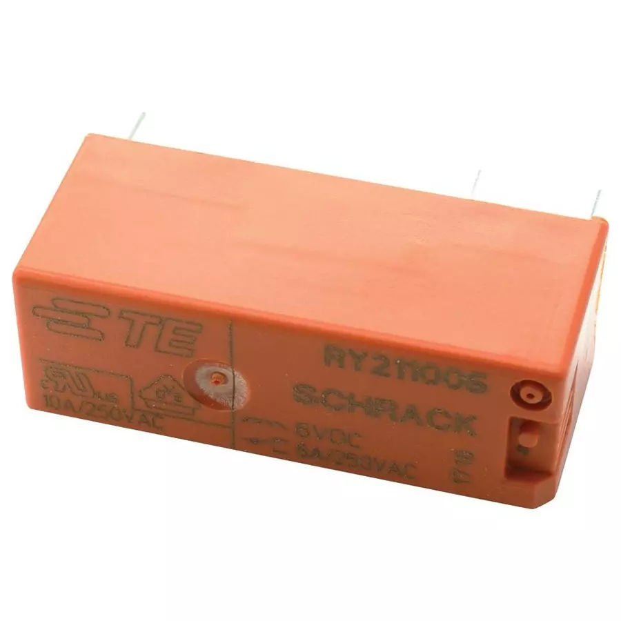SCHRACK - TE CONNECTIVITY POWER RELAY, SPDT, 8A, 250VAC, TH, RY211006