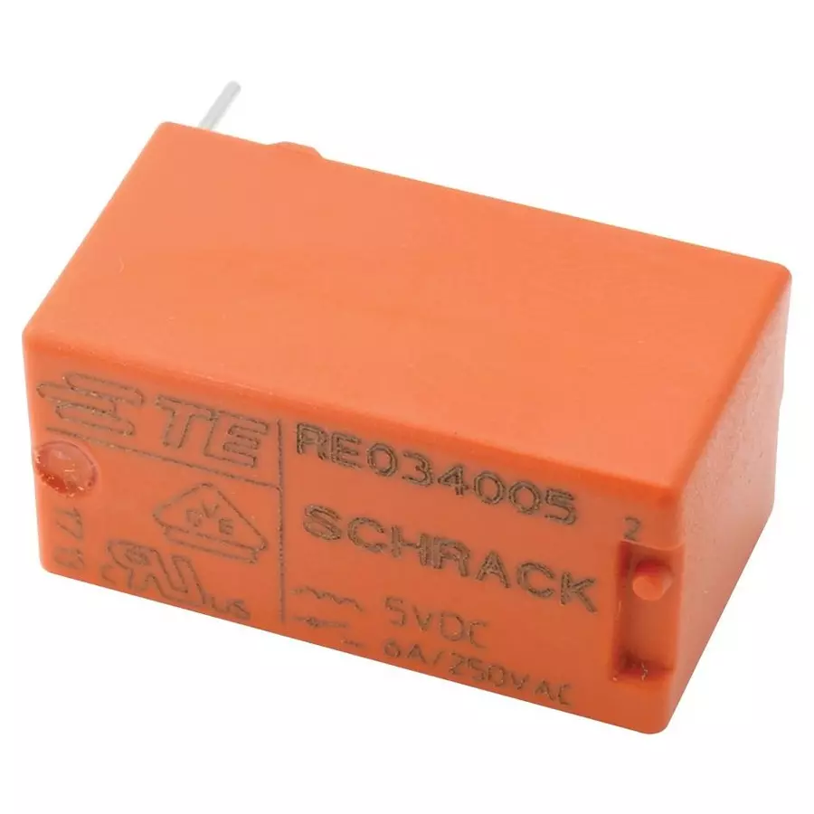SCHRACK - TE CONNECTIVITY POWER RELAY, SPST-NO, 6A, 250VAC, TH, 2-1416010-3