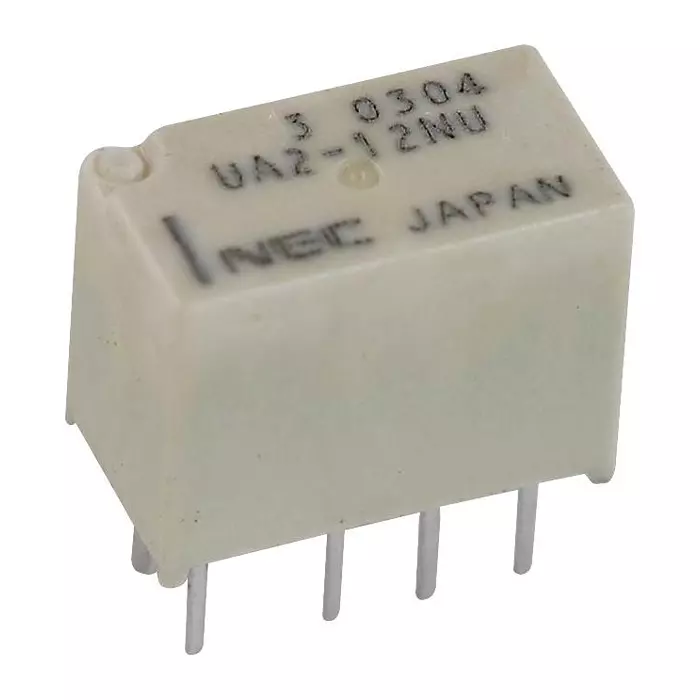 NEXEM Signal Relay, Dpdt, 1A, 250Vac, Th, UA2-12NU