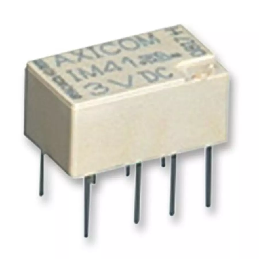 AXICOM - TE CONNECTIVITY RELAY, SIGNAL, DPDT, 250VAC, 220VDC, 2A, IM23TS