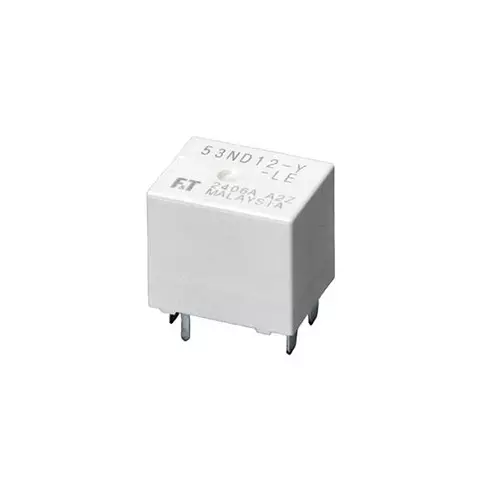 FCL COMPONENTS FBR53-LE Series Automotive Relay 12 V DC 1 Form U (SPST) 40 Amp Through Hole, FBR53ND12-Y-LE-RW
