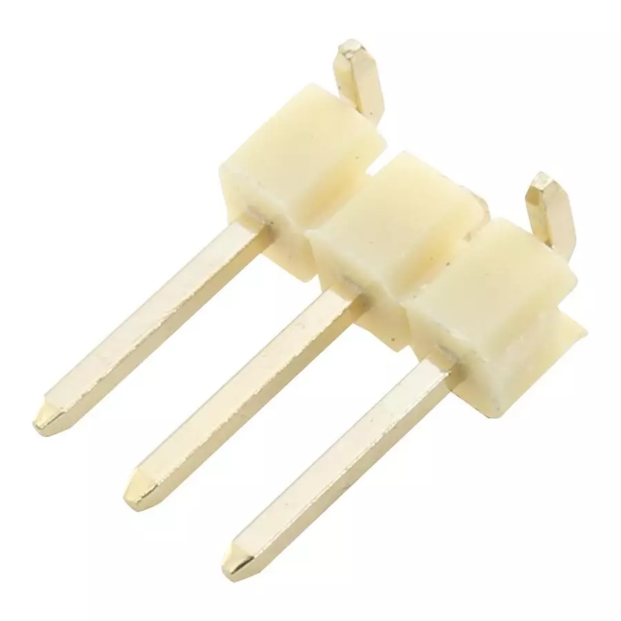 MULTICOMP PRO Pin Headers CONNECTOR, HEADER, 3POS, 1ROW, 2.54MM, 2211SM-03G-B1-TB (Pack of 10)