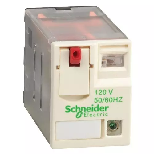 SCHNEIDER ELECTRIC Power Relays RELAY, 4PDT, 250VAC, 6A, RXM4AB2B7