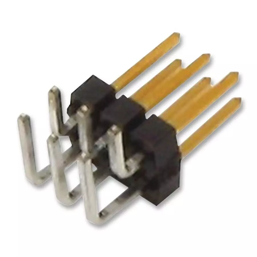 MOLEX Pin Headers CONNECTOR, HEADER, 8POS, 2ROW, 2.54MM 71764-0108 (Pack of 5)