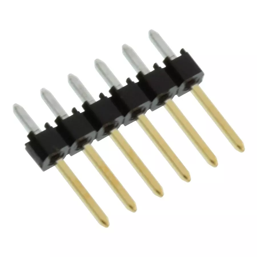 MOLEX Pin Headers BTB CONN, HEADER, 6POS, 1ROW, 2.54MM 90120-0766 (Pack of 5)