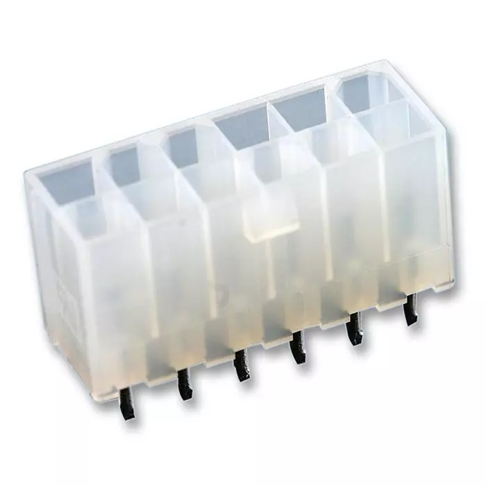 AMP - TE CONNECTIVITY HEADER, VERTICAL, W/DRAIN HOLES, 94V-2, 1-1586037-6