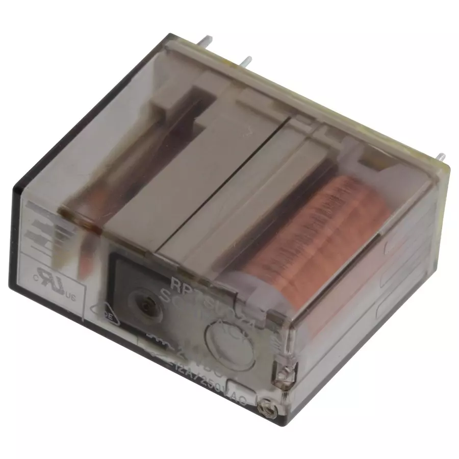 SCHRACK - TE CONNECTIVITY RELAY, SPST-NO, 12A, 250VAC, TH, RP7SL024