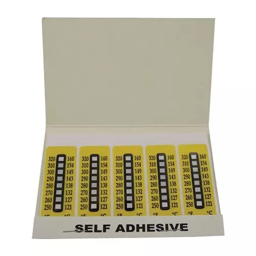 THERMINDEX Temperature Indicator, 121°C/160°C, SERIES 8 C (Pack of 10)