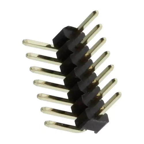 MULTICOMP PRO Pin Headers CONNECTOR, HEADER, 7POS, 1ROW,, 1.27MM, MC-HRT1-S07-G (Pack of 5)
