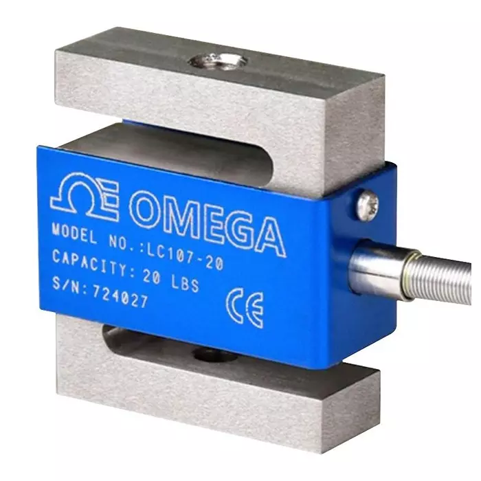 Omega Load Cell, S-Beam, 20Lb, 2Mv/V, 5Vdc, LC107-20