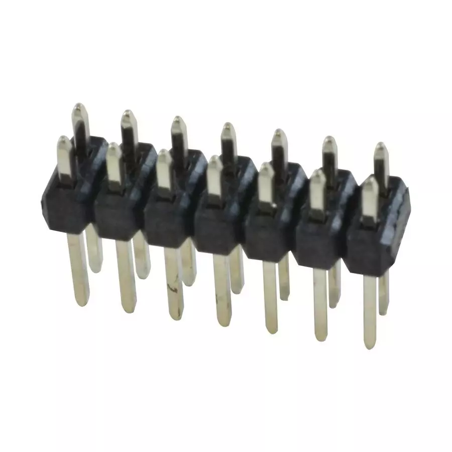 MOLEX Pin Headers CONNECTOR, HEADER, 14POS, 2ROW, 2.54MM 10-89-7141 (Pack of 5)