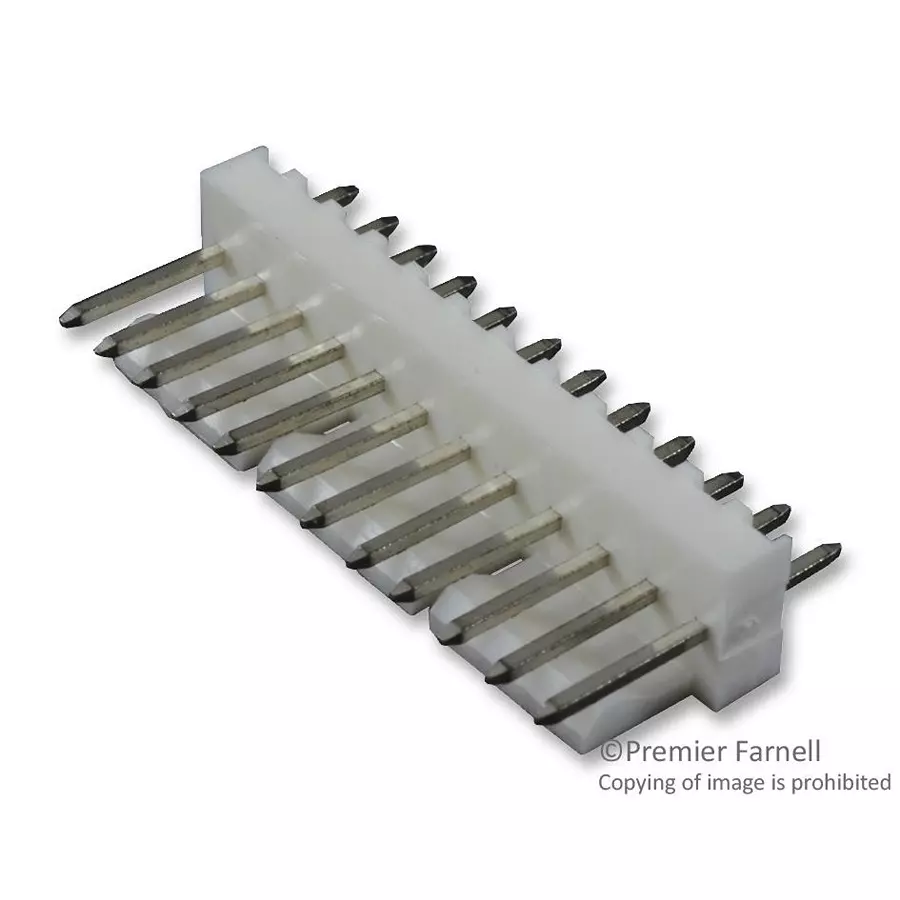 MOLEX Pin Headers CONNECTOR, HEADER, 12POS, 1ROW, 2.54MM 22-23-2121 (Pack of 5)