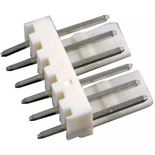 MOLEX Pin Headers CONNECTOR, HEADER, 6POS, 1ROW, 2.5MM 22-04-1061 (Pack of 5)