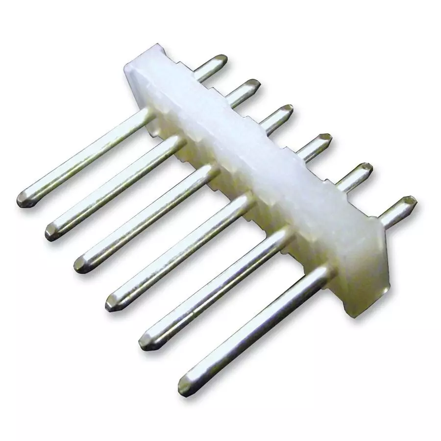 MOLEX Pin Headers CONNECTOR, HEADER, 6POS, 1ROW, 3.96MM 26-20-2061 (Pack of 5)
