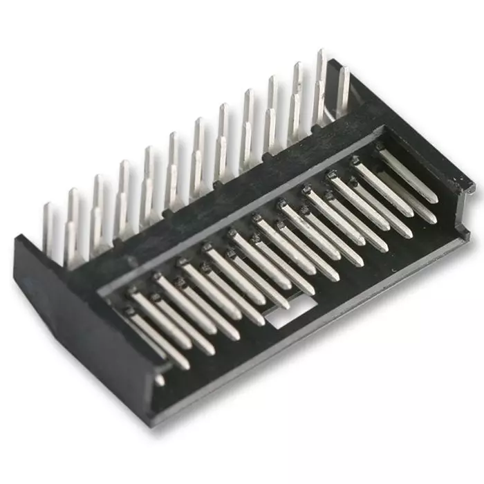 AMP - TE CONNECTIVITY HEADER, SHROUDED, RIGHT ANGLE, 8X2WAY, 280390-2