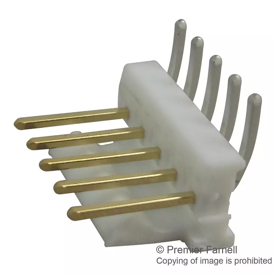 AMP - TE CONNECTIVITY WIRE-BOARD CONNECTOR HEADER 5 POSITION, 2.54MM, 3-641216-5.