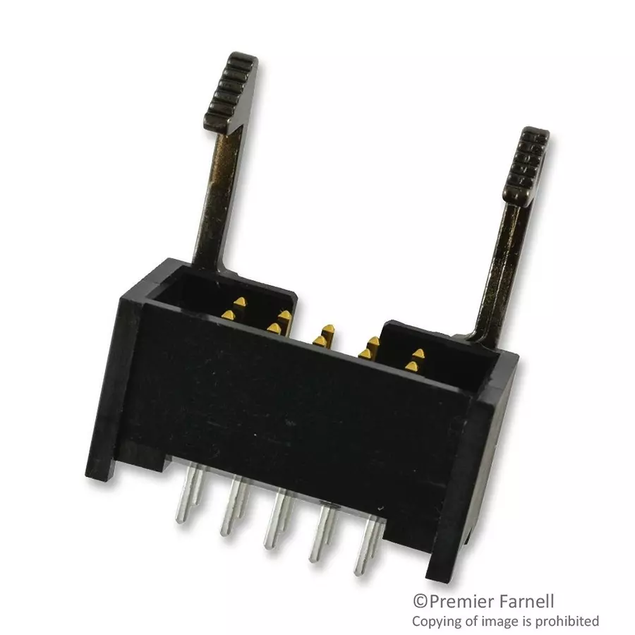 AMP - TE CONNECTIVITY CONNECTOR, HEADER, 10POS, 2ROW, 2.54MM, 1761606-3
