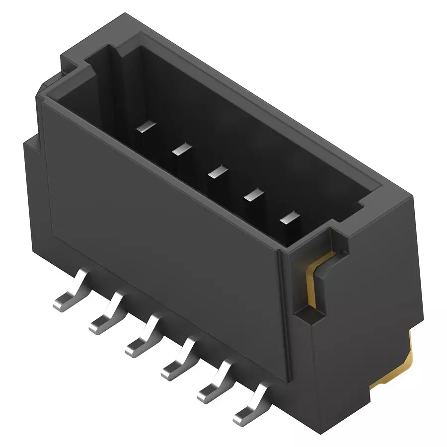 AMP - TE CONNECTIVITY CONN, HEADER, 6POS, 1ROW, 1MM, 2367197-6
