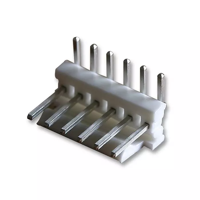 AMP - TE CONNECTIVITY HEADER, RIGHT ANGLE, 0.1", 6WAY, 640457-6 (Pack 10)