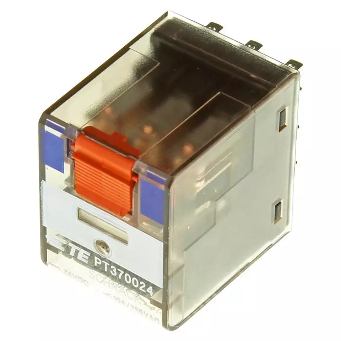 SCHRACK - TE CONNECTIVITY RELAY, 3PDT, 240VAC, 10A, PT370024