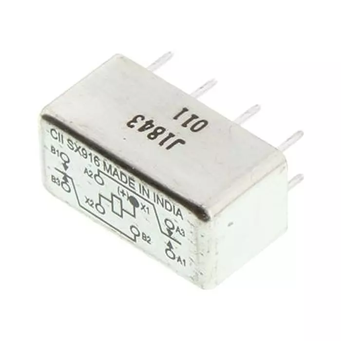 CII - TE CONNECTIVITY Signal Relay, Dpdt, 2A, 26.5Vdc, Th, HFW1201K45M..