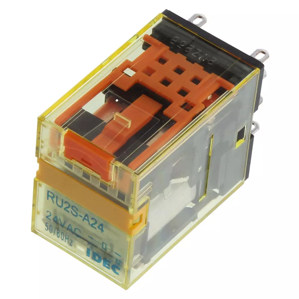 IDEC Power Relays RELAY, DPDT, 240VAC, 30VDC, 10A, RU2S-A24