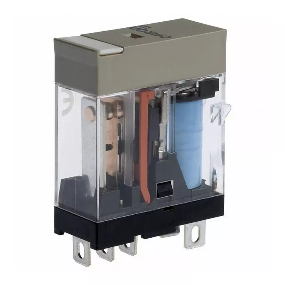 Omron Relay Plug-in SPDT 10 A Mechanical Indicator 12 VDC, G2RN8771M