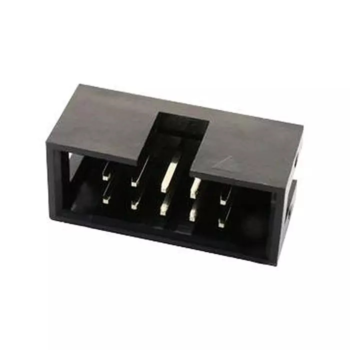 MULTICOMP PRO Pin Headers CONN, HDR, 10POS, 2ROW, 2.54MM, MC-254-10-00-ST-DIP (Pack of 10)