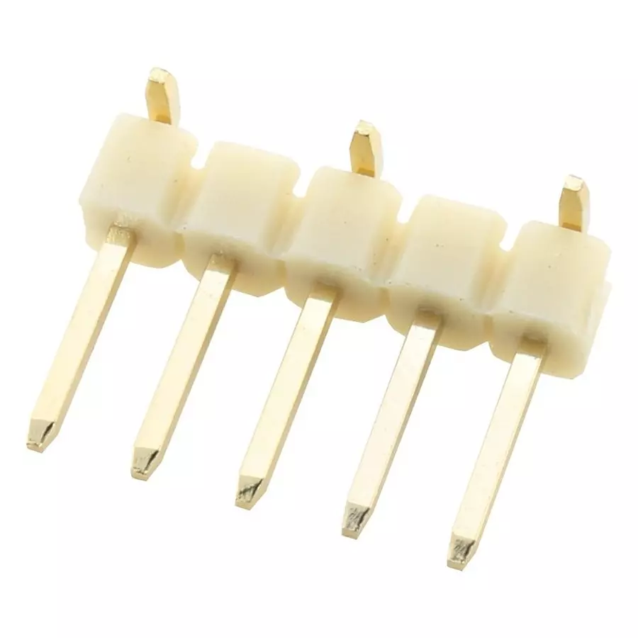 MULTICOMP PRO Pin Headers CONNECTOR, HEADER, 5POS, 1ROW, 2.54MM, 2211SM-05G-B1-TB (Pack of 10)
