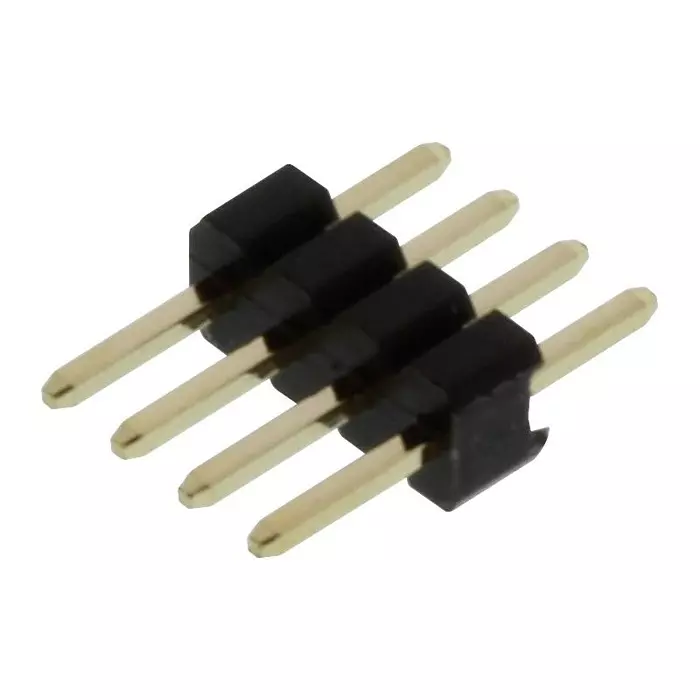 MULTICOMP PRO Pin Headers CONNECTOR, HEADER, 4POS, 1ROW, 1.27MM, MC-HVT1-S04-G (Pack of 10)