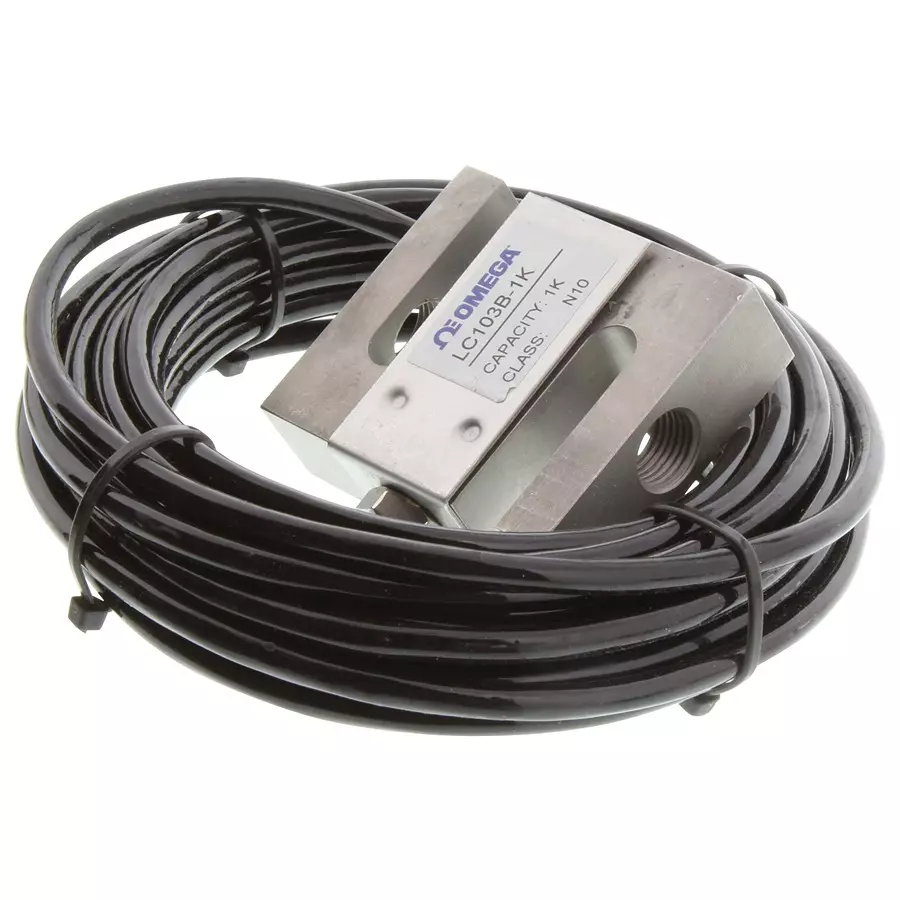 Omega S Beam Load Cell, 1000Lb, 12Vdc, LC103B-1K