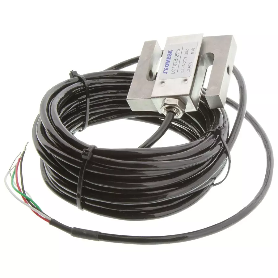 Omega S Beam Load Cell, 25Lb, 12Vdc, LC103B-25