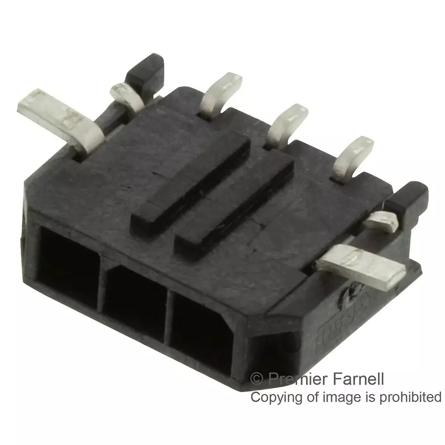 MOLEX Pin Headers CONNECTOR, HEADER, 3POS, 1ROW, 3MM 43650-0313 (Pack of 320)