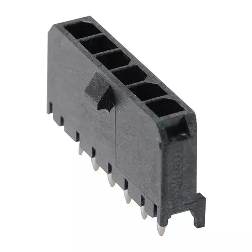 MOLEX Pin Headers WTB CONNECTOR, HEADER, 6POS, 1ROW, 3MM 43650-0628