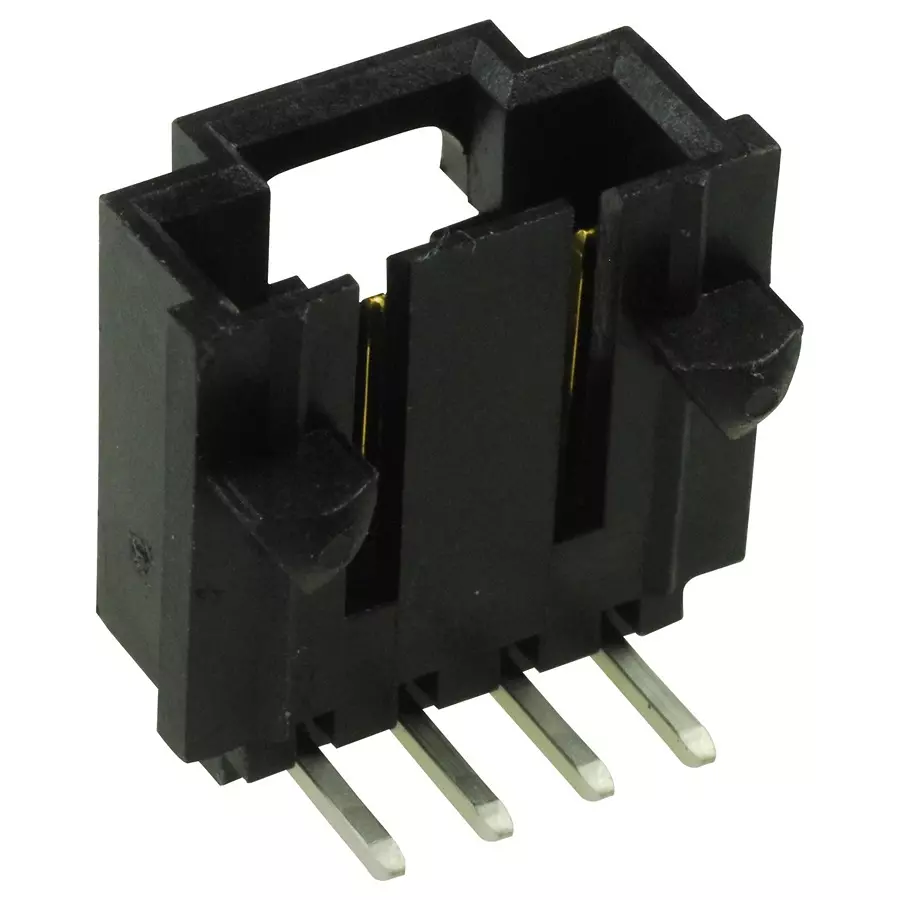 MOLEX Pin Headers CONNECTOR, HEADER, 4POS, 1ROW, 2.54MM 70555-0038 (Pack of 5)