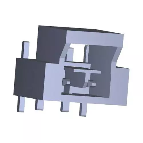 MOLEX Pin Headers NANO-FIT HDR SMT VT SGL 2CKT TIN BLK 105431-1102