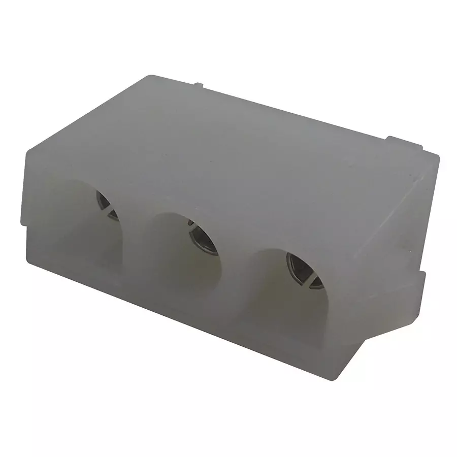 AMP - TE CONNECTIVITY Pitch Spacing:6.35mm, 350760-4 (Pack 10)