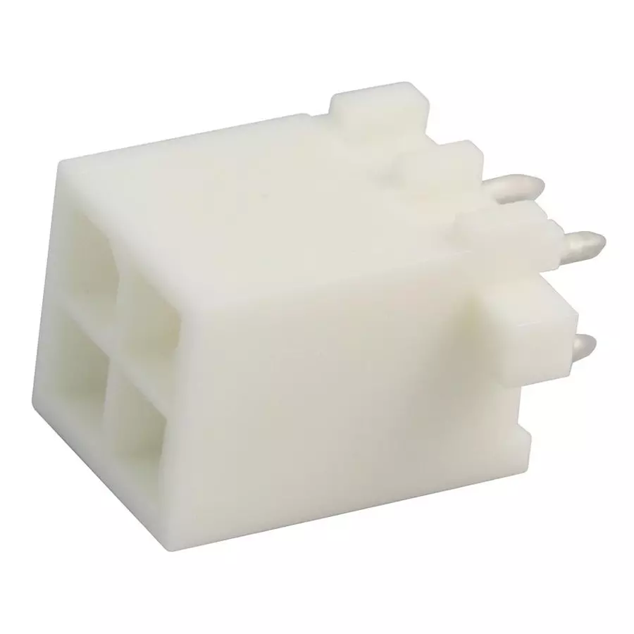 AMP - TE CONNECTIVITY CONNECTOR, HEADER, 4POS, 2ROW, 4.14MM, 1-770874-0
